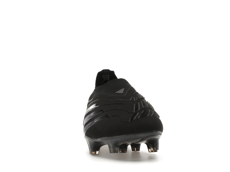 adidas Predator 24 Elite Laceless FG Core Black Carbon