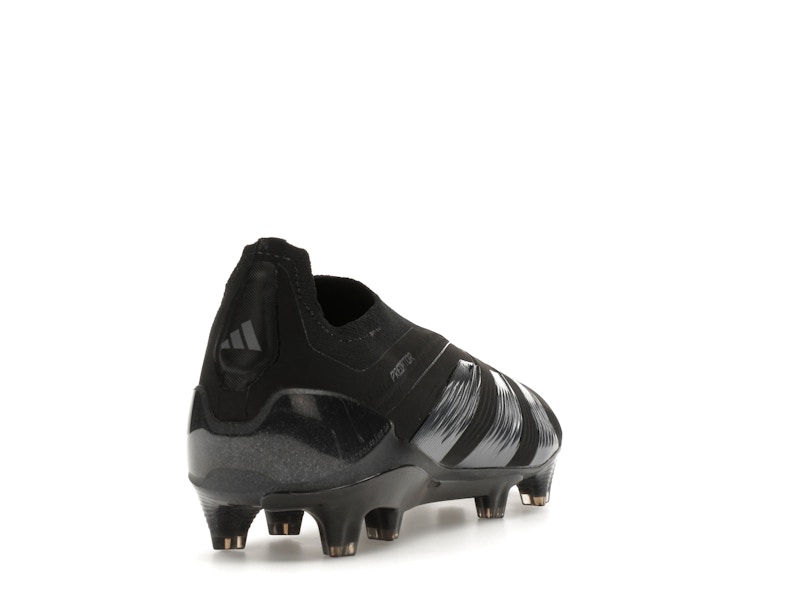 adidas Predator 24 Elite Laceless FG Core Black Carbon
