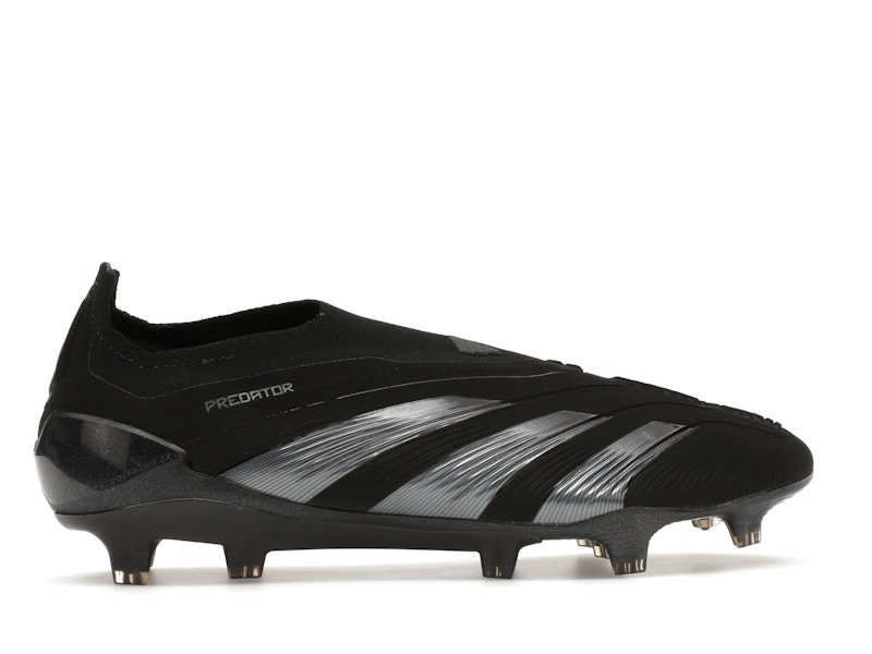 adidas Predator 24 Elite Laceless FG Core Black Carbon