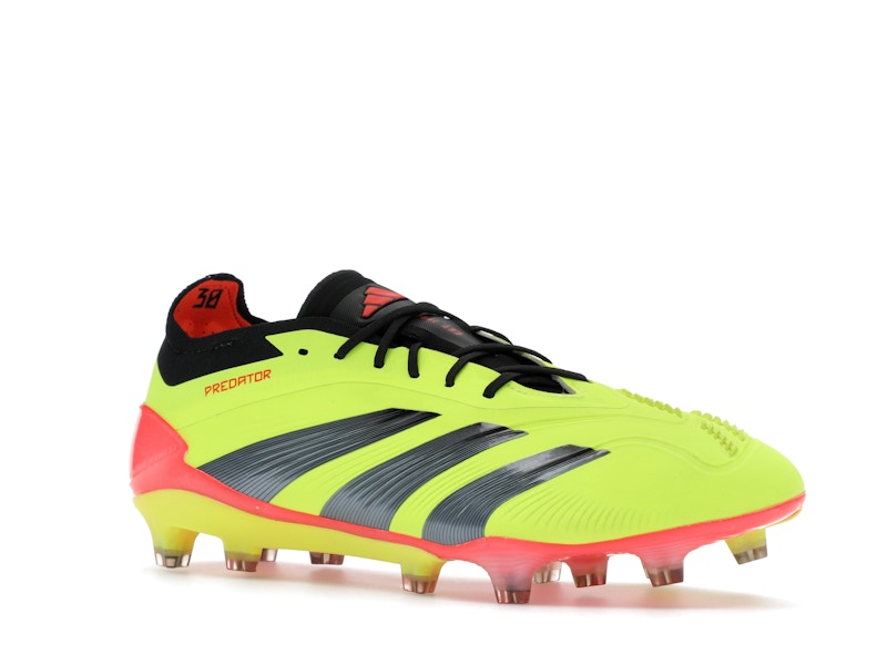 adidas Predator 24 Elite Low FG Team Solar Yellow Core Black Solar Red