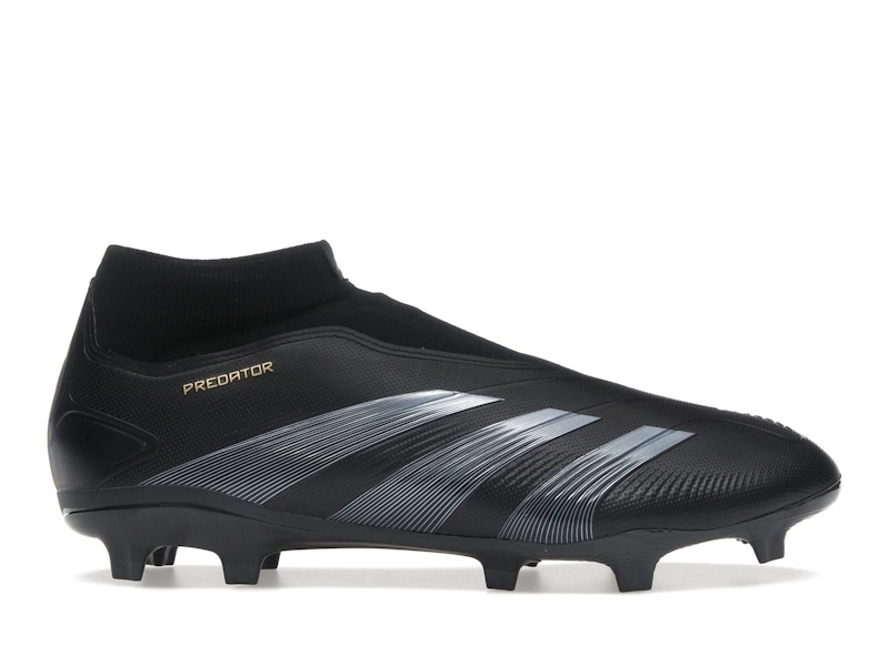 adidas Predator League Laceless FG Core Black Carbon Gold Metallic