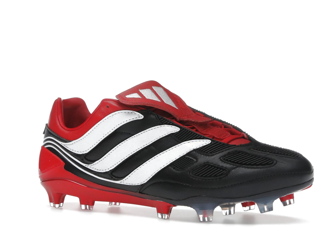adidas Predator Precision FG Black White Collegiate Red Made in Germany