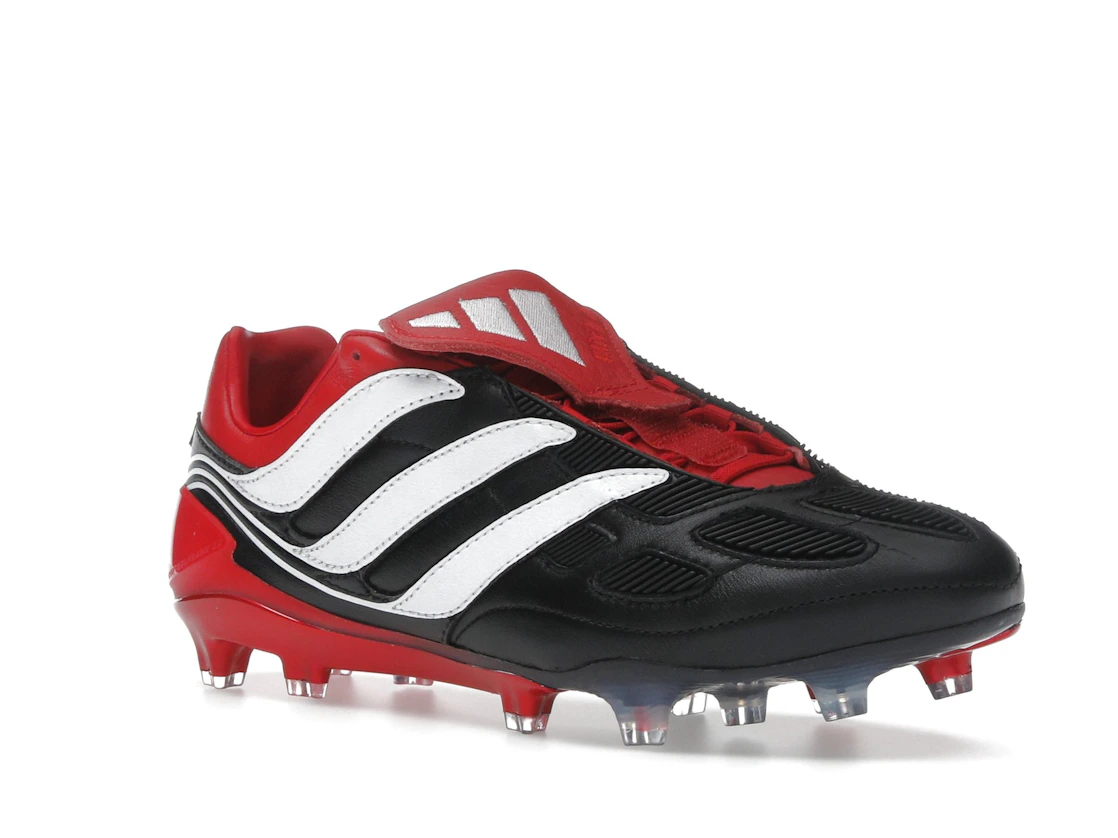 adidas Predator Precision FG Black White Collegiate Red Made in Germany