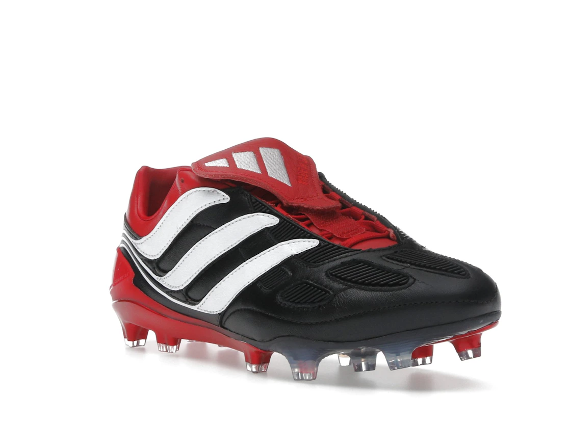 adidas Predator Precision FG Black White Collegiate Red Made in Germany