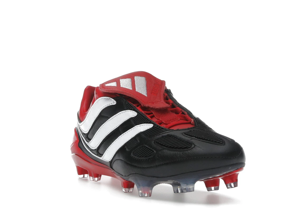 adidas Predator Precision FG Black White Collegiate Red Made in Germany