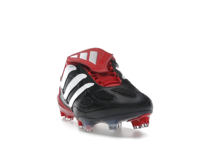 adidas Predator Precision FG Black White Collegiate Red Made in Germany