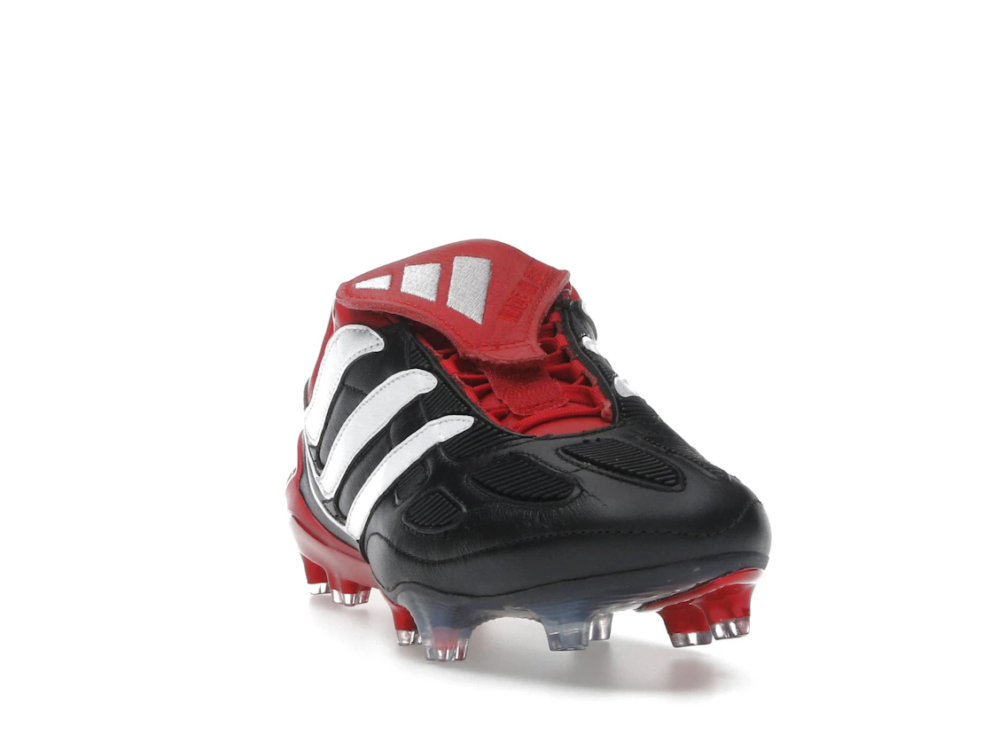 adidas Predator Precision FG Black White Collegiate Red Made in Germany