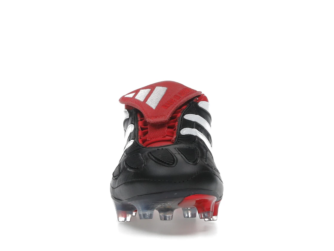 adidas Predator Precision FG Black White Collegiate Red Made in Germany