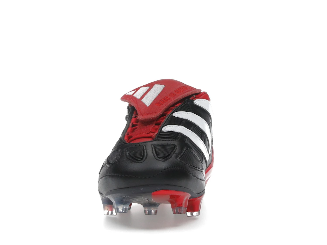 adidas Predator Precision FG Black White Collegiate Red Made in Germany