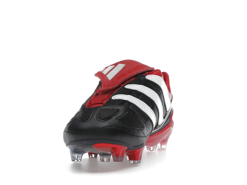adidas Predator Precision FG Black White Collegiate Red Made in Germany