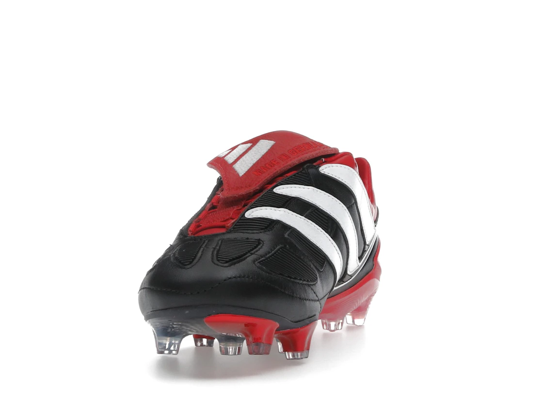 adidas Predator Precision FG Black White Collegiate Red Made in Germany