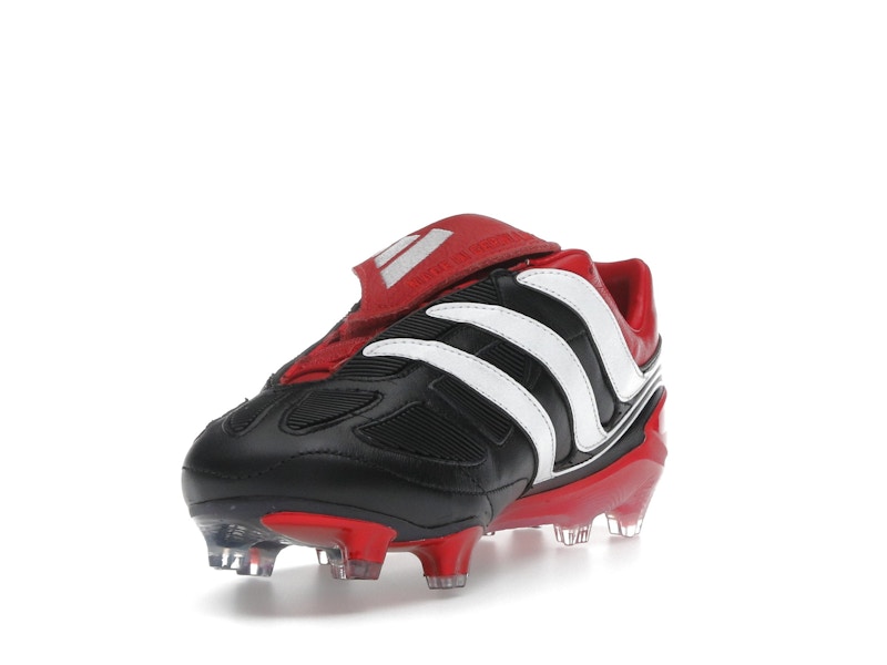 adidas Predator Precision FG Black White Collegiate Red Made in Germany