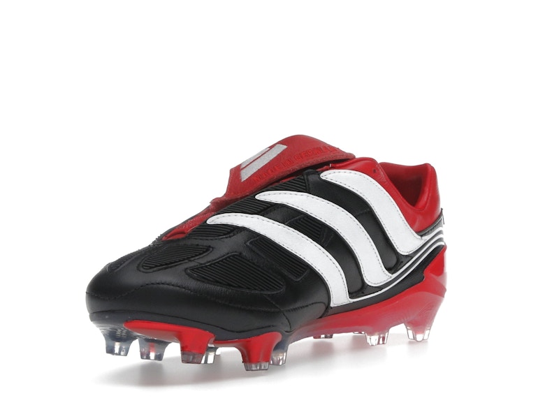 adidas Predator Precision FG Black White Collegiate Red Made in Germany