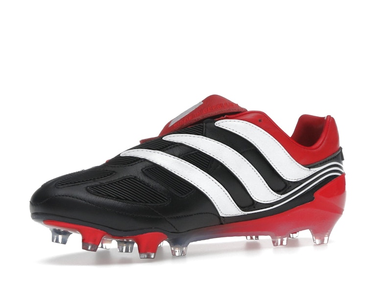 adidas Predator Precision FG Black White Collegiate Red Made in Germany