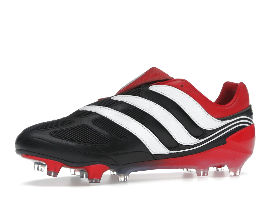 adidas Predator Precision FG Black White Collegiate Red Made in Germany