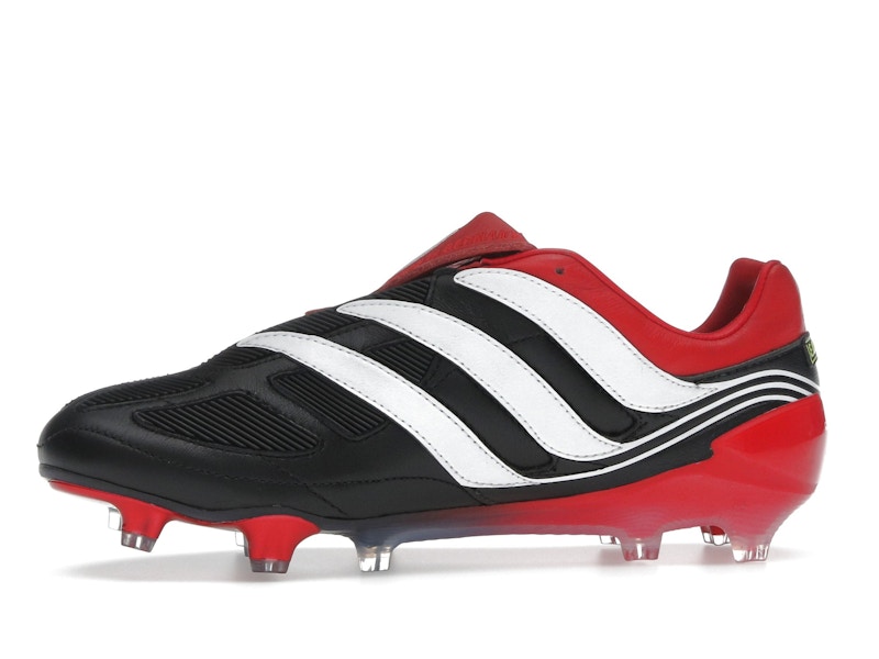 adidas Predator Precision FG Black White Collegiate Red Made in Germany