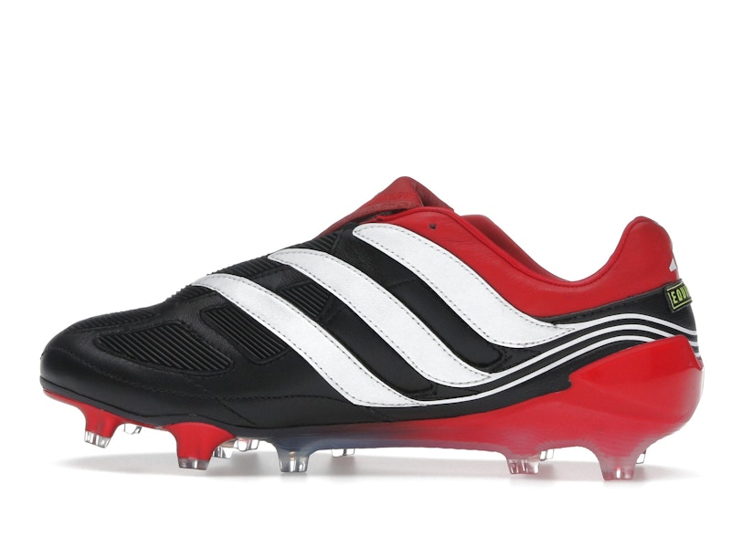 adidas Predator Precision FG Black White Collegiate Red Made in Germany