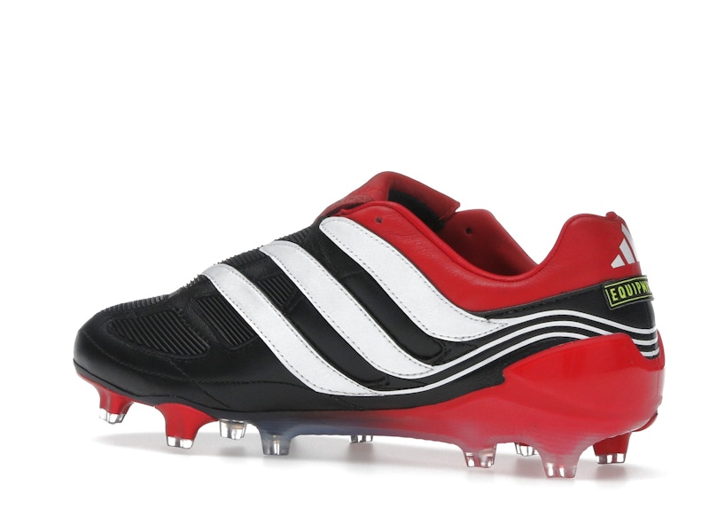 adidas Predator Precision FG Black White Collegiate Red Made in Germany