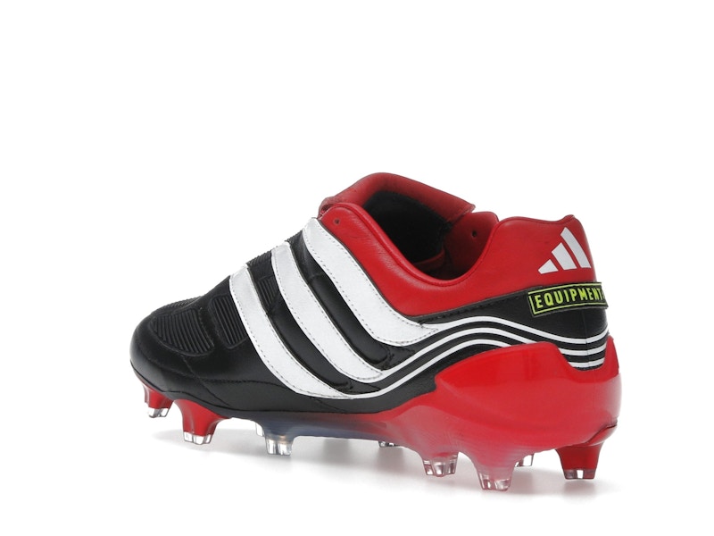 adidas Predator Precision FG Black White Collegiate Red Made in Germany
