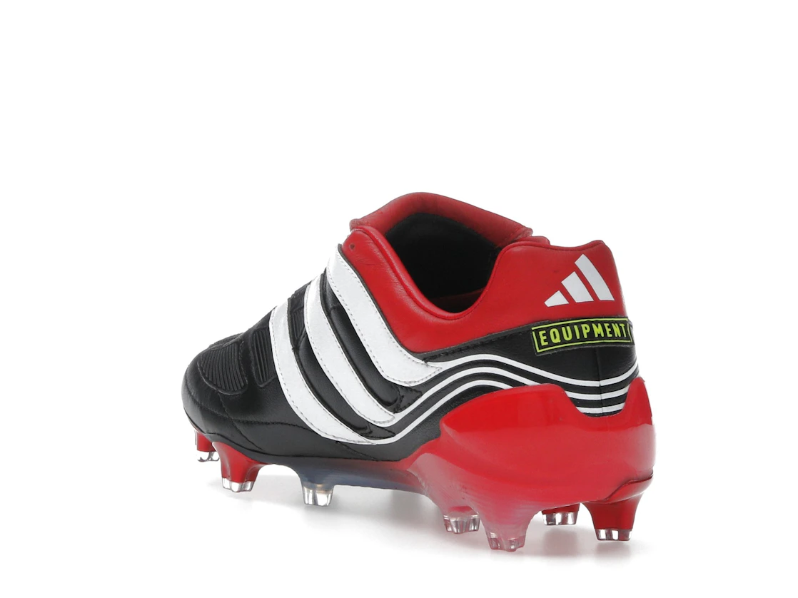 adidas Predator Precision FG Black White Collegiate Red Made in Germany