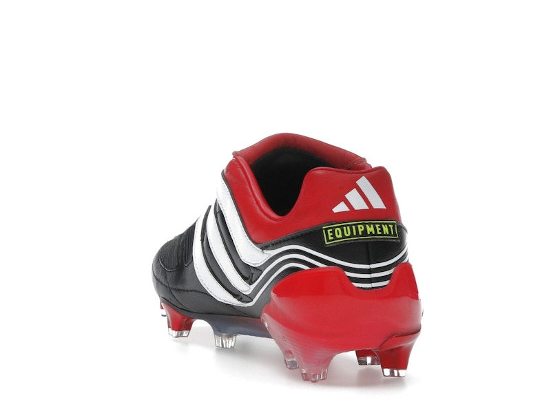 adidas Predator Precision FG Black White Collegiate Red Made in Germany