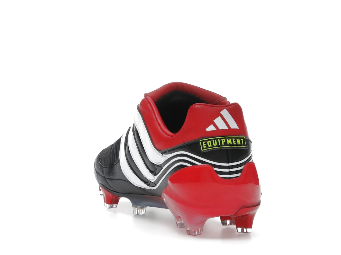 adidas Predator Precision FG Black White Collegiate Red Made in Germany