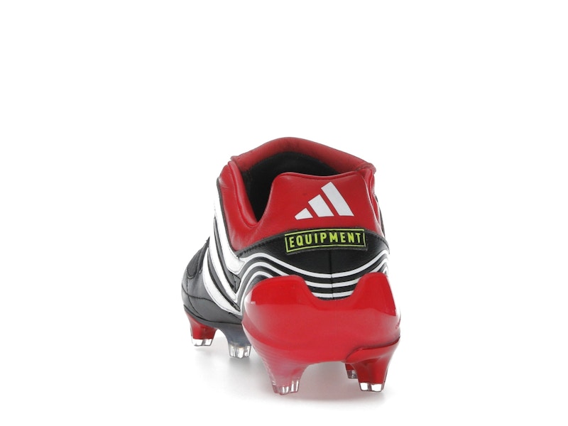 adidas Predator Precision FG Black White Collegiate Red Made in Germany