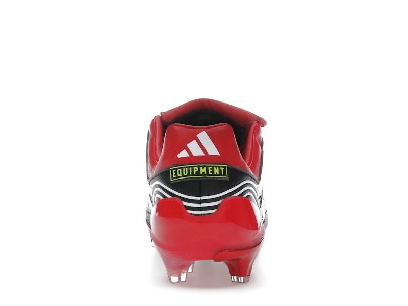 adidas Predator Precision FG Black White Collegiate Red Made in Germany