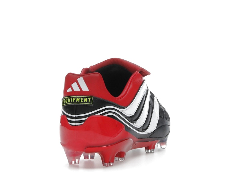 adidas Predator Precision FG Black White Collegiate Red Made in Germany