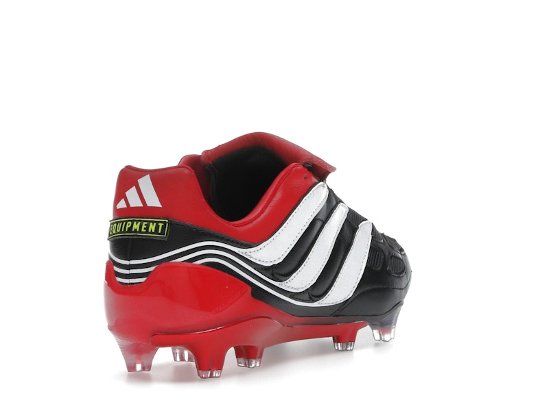 adidas Predator Precision FG Black White Collegiate Red Made in Germany