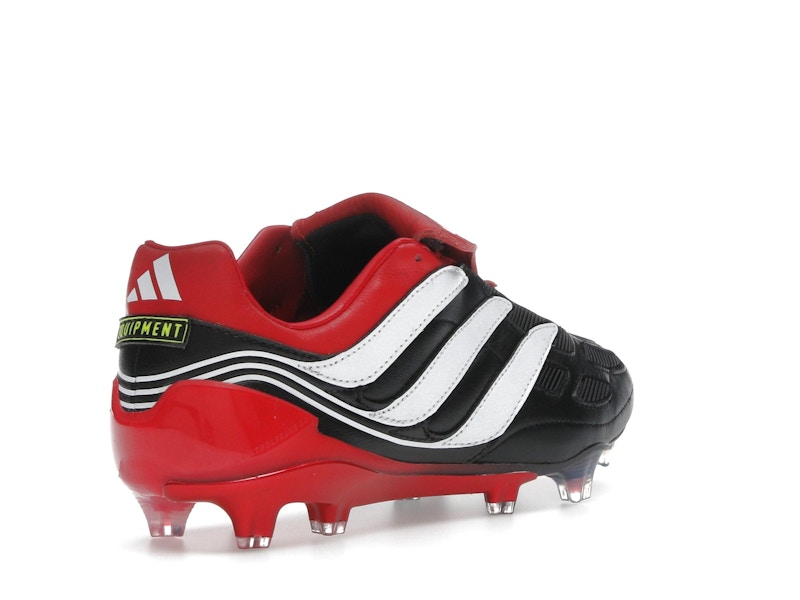 adidas Predator Precision FG Black White Collegiate Red Made in Germany