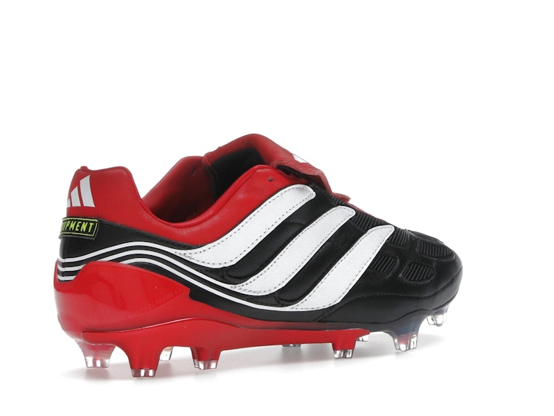 adidas Predator Precision FG Black White Collegiate Red Made in Germany