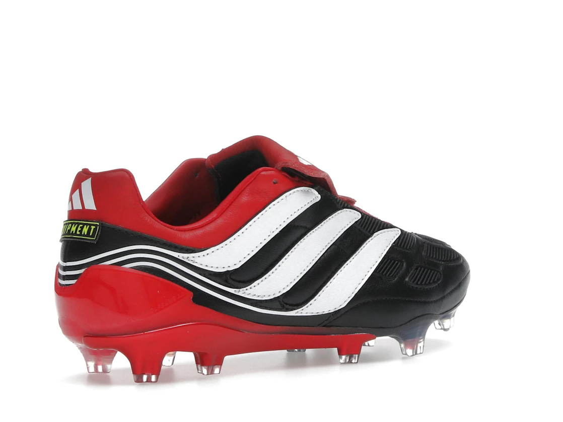 adidas Predator Precision FG Black White Collegiate Red Made in Germany