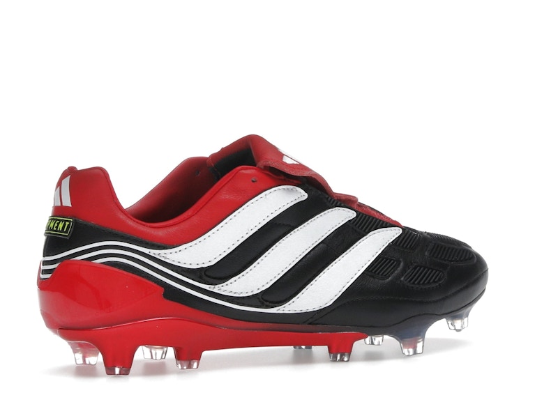 adidas Predator Precision FG Black White Collegiate Red Made in Germany