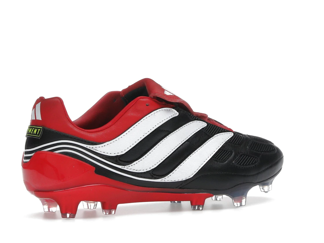 adidas Predator Precision FG Black White Collegiate Red Made in Germany