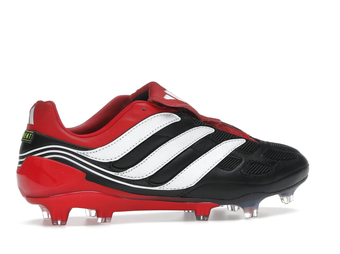 adidas Predator Precision FG Black White Collegiate Red Made in Germany