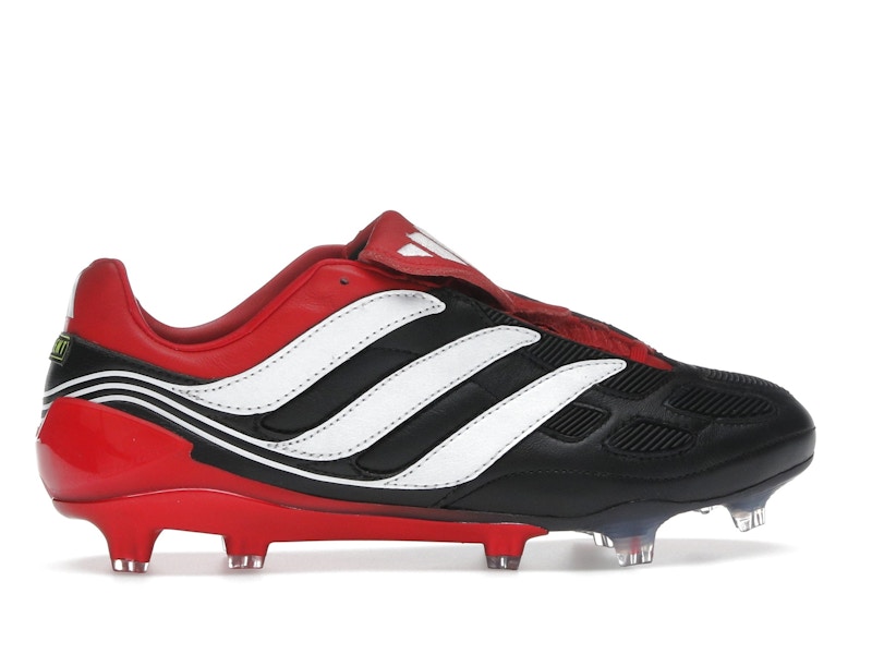 adidas Predator Precision FG Black White Collegiate Red Made in Germany