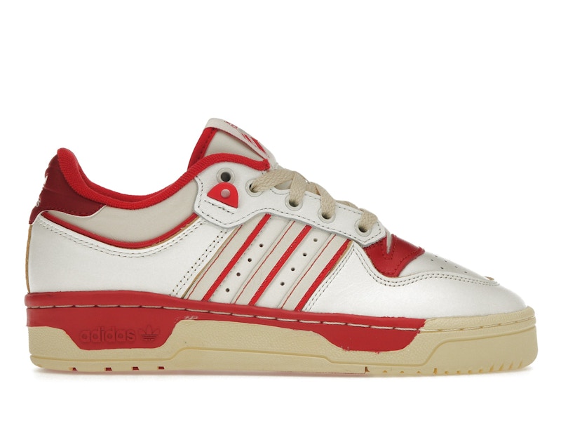 adidas Rivalry Low 86 Core White Off White Team Power Red GZ2557