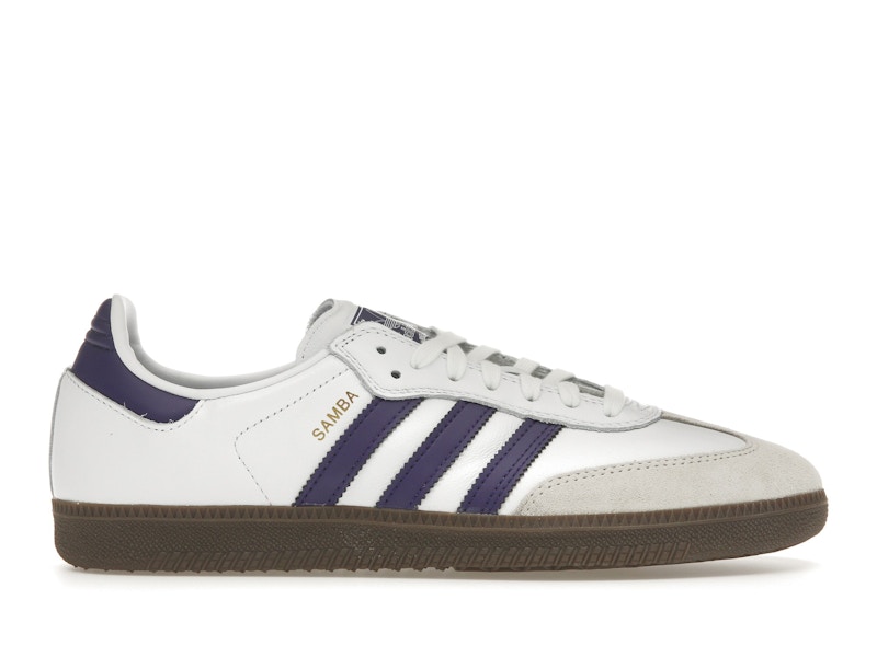 手数料安い adidas Samba ADV Cloud White Collegiate Purple メンズ 靴