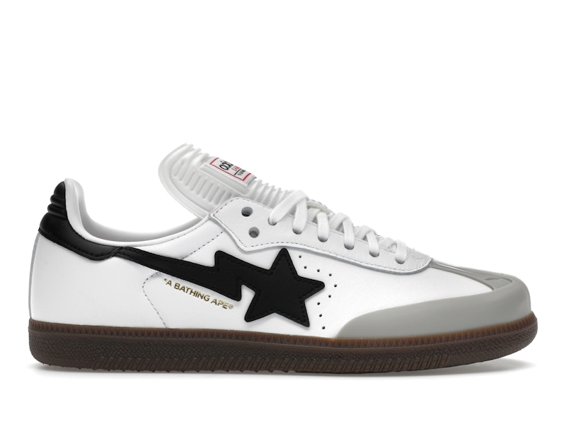adidas Samba Bape White Black Gum Men's - JR9245 - US