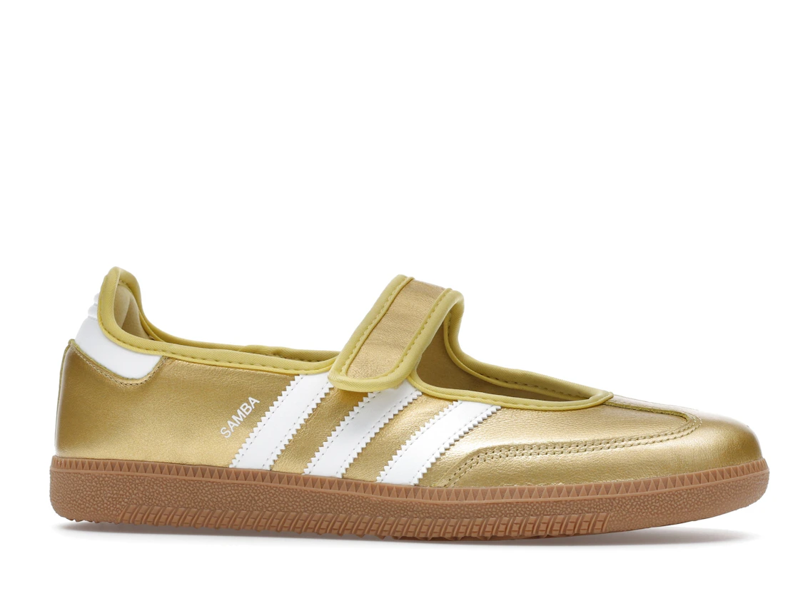 adidas Samba Jane Gold Metallic White (Women's)