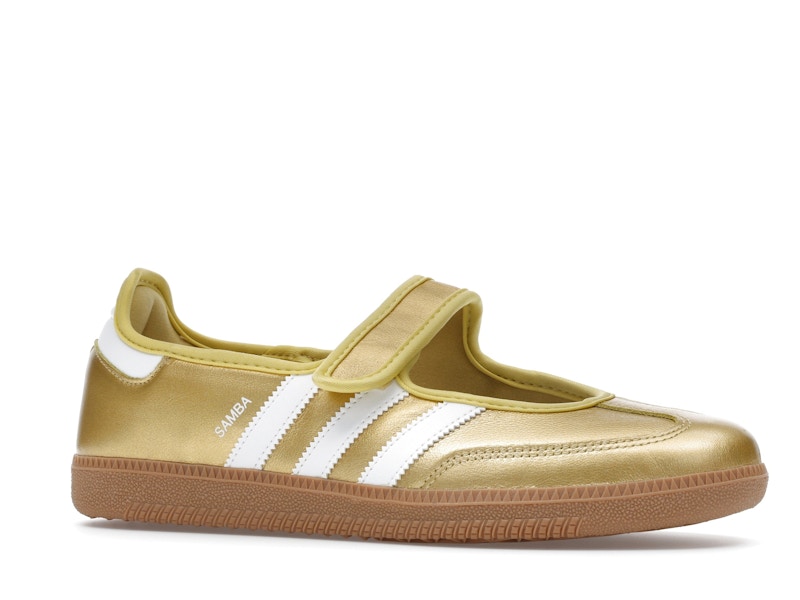 adidas Samba Jane Gold Metallic White (Women's)