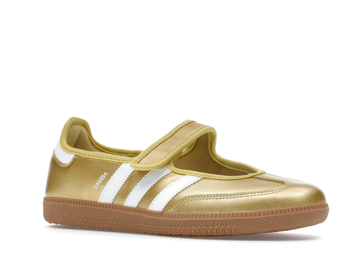 adidas Samba Jane Gold Metallic White (Women's)