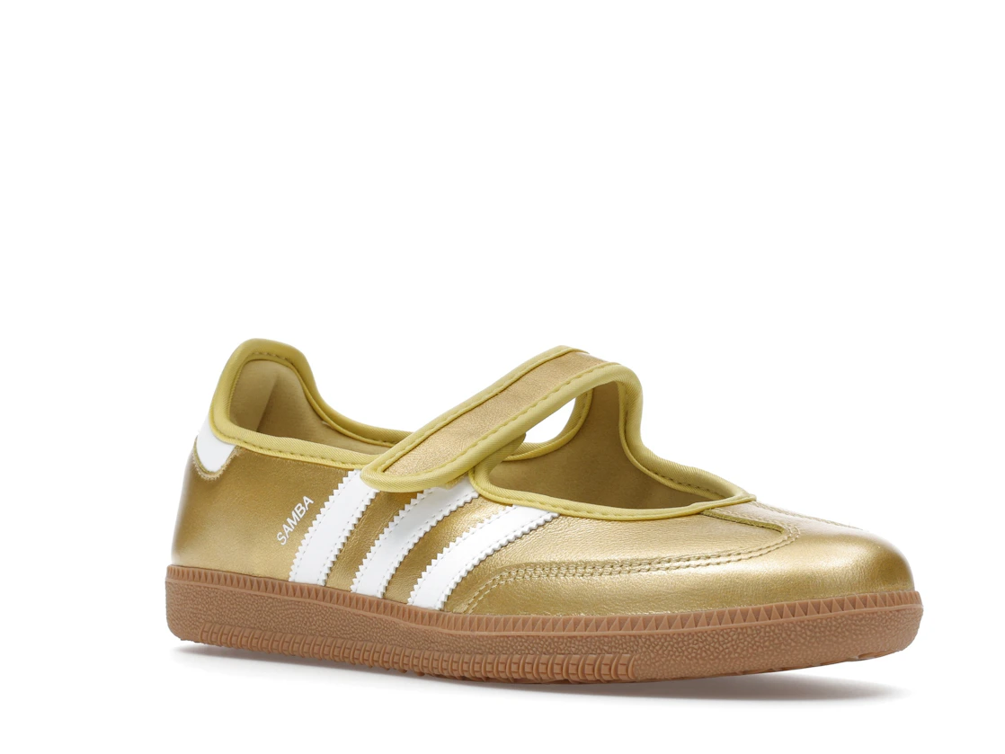 adidas Samba Jane Gold Metallic White (Women's)
