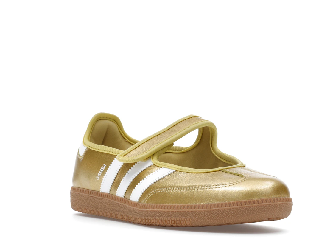 adidas Samba Jane Gold Metallic White (Women's)