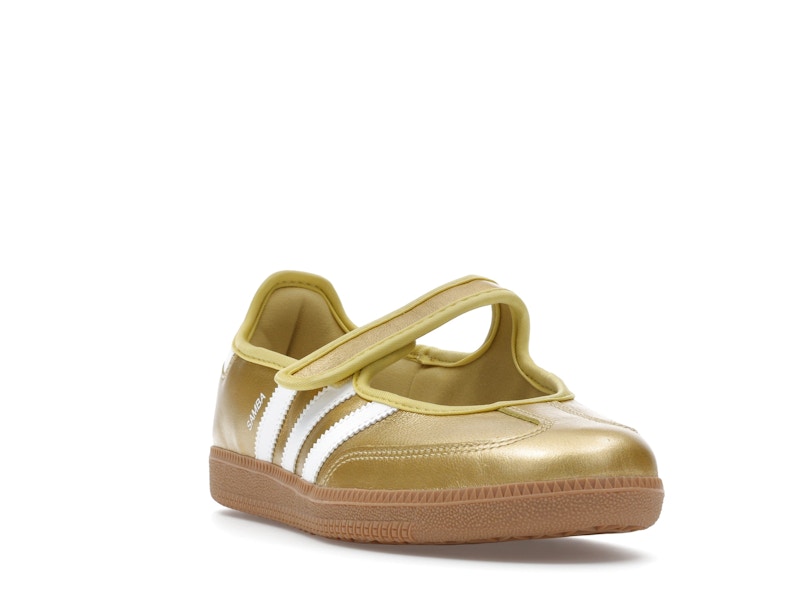 adidas Samba Jane Gold Metallic White (Women's)