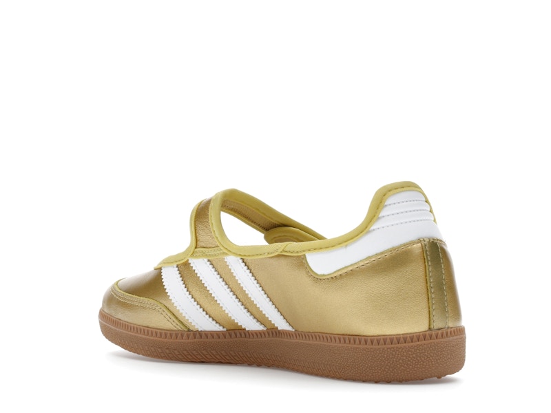 adidas Samba Jane Gold Metallic White (Women's)