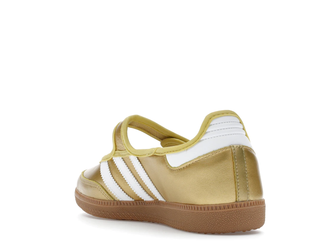 adidas Samba Jane Gold Metallic White (Women's)