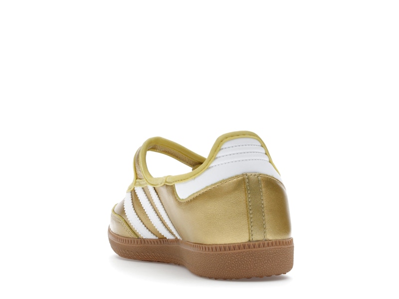 adidas Samba Jane Gold Metallic White (Women's)
