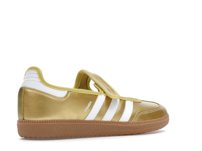 adidas Samba Jane Gold Metallic White (Women's)